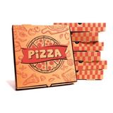 25 Cajas Pizza Kraft Diseño 25 Cm (10 Pulgadas) Corrugado