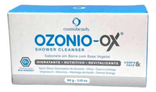 Sabonete Ozonio Ox  Vegano Barra Revitalizante Cosmobeauty