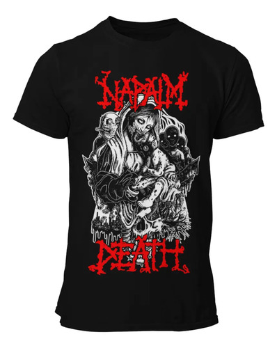Playera Wear Print Metalera - Napalm Death, Death Metal