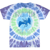 Playera Tie Dye Led Zeppelin, Camiseta Ángel '77