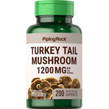Turkey Tail Mushroom, 1200 Mg X 200 Capsules  Piping Rock