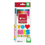 Microfibras Filgo Liner 038 X20 Colores Clásicos 0.4 Mm