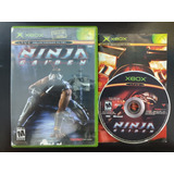 Ninja Gaiden Xbox Clasico Original Físico Completo Buen Esta