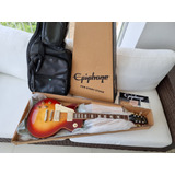 EpiPhone Les Paul Standard Canhoto + Caixa + Case, Nova!!!  