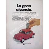 Cartel Retro Autos Volkswagen Vocho 1973 /669