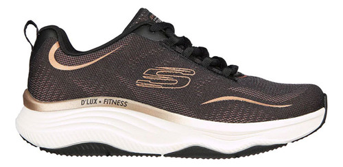 Tenis Running Skechers D'lux Fitness - Café