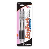 Boligrafo Retractil 0.7mm Pilot 32250 Negro Bl/2 Easytouch