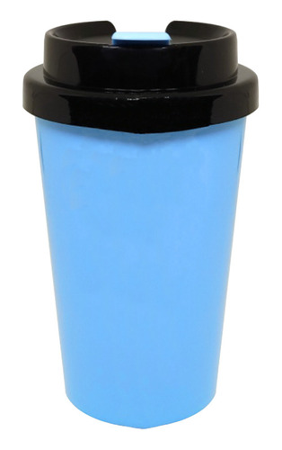 Vaso De Plastico Termico Con Tapa Pico Antiderrame Colores