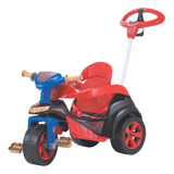 Triciclo Com Haste Removível Baby Trike Evolution Spider