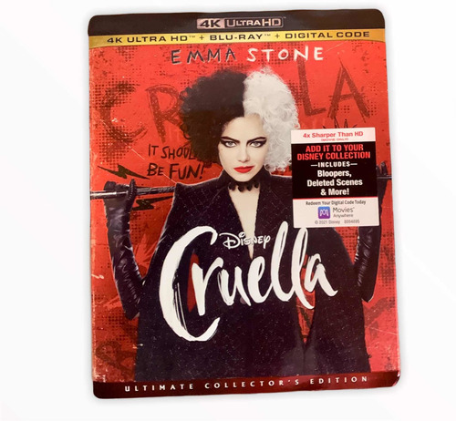 Cruella  4k Uhd Con Slipcover