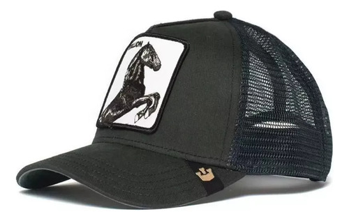 Gorra De Malla Con Protección Solar Y Bordado De Animales [u