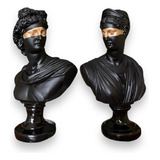 Esculturas Griegas Busto De Apolo Y Afrodita Decorativas