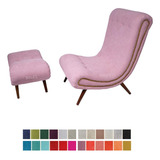 Sillon Divan Ursula Con Banqueta C/ Tachas Consultorio