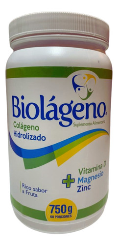 Colageno Hidrolizado Biolageno Con Vitamina D Magnesio Zinc