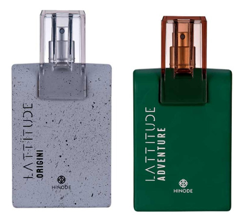 Perfume Linha Lattitude Hinode Origini 100ml + Adventure 100ml Masculino