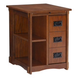 Furniture Mission Oak Powell - Mesa Para Gabinete De Revista