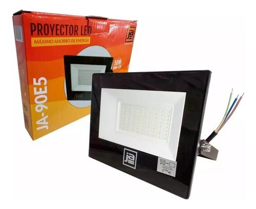 Reflector Led Exterior Ja 50w Calido Proyector Ip65 100/250v