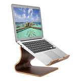 Soporte Laptop, Soporte De Madera Macbook, Robusto Y Es...