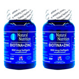 Biotina 900mcg + Zinc X2 - Unidad a $1417