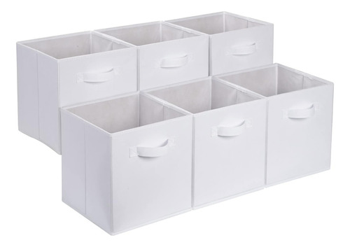 Caja Organizadore De Almacenamiento Tela Plegable,juego De 6