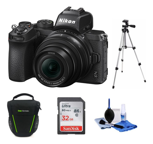 Cámara Nikon Z50 Mirrorless 20 Mp +32gb+bolso+kit+tripode