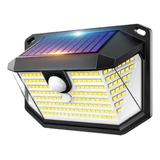 Lampara Solar Led Exterior Pared Maxwell Sensor Movimiento