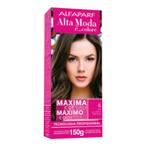 Kit Tintura Alfaparf  Alta Moda É Colore Pigmentos Micronizados Concentrados Tom 6 Loiro Escuro Para Cabelo