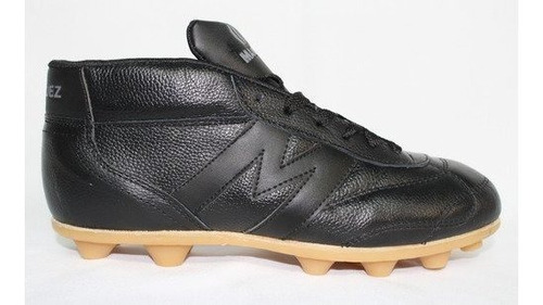 2393-zapato De Futbol Manriquez Negro Botin Vintage Tx