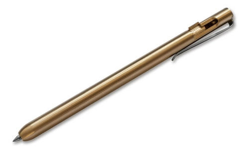 Lapicera Táctica Boker Plus Bo062 Rocket Pen Brass Boligrafo