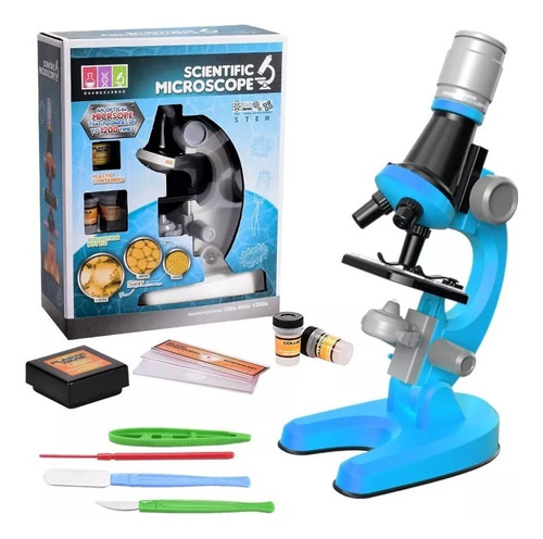 Kit De Ciencia Para Niños Microscopio Juguete Educativo