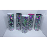 Kit 90 Copos Long Drink 350ml Holograficos Personalizado 