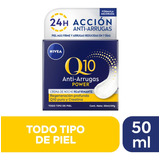 Crema Facial Antiarrugas Noche Q10 Power Nivea 50ml Tipo De 