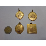 Medallas Antiguas Colegio Colegio Champagnat 4 Pc ( Cv )