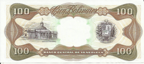 Venezuela  100 Bolivares  1992