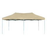 Toldo Plegable 3x6 Lona  Oxford Impermeable  Color Caqui Uv