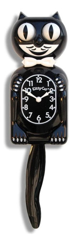 Reloj De Gato Negro Clasico, Kit-cat Klock