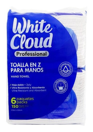 White Cloud Toallas De Papel 150 X 6 Pks Para Dispensador