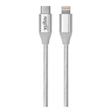 Cable Usb C 3.1 5g A Lightning De 1m De 3.1a Malla De Tela