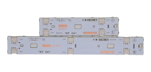 Placa Conectora Das Barras Led Tv Sony Kdl-40r355b 2 Peças *