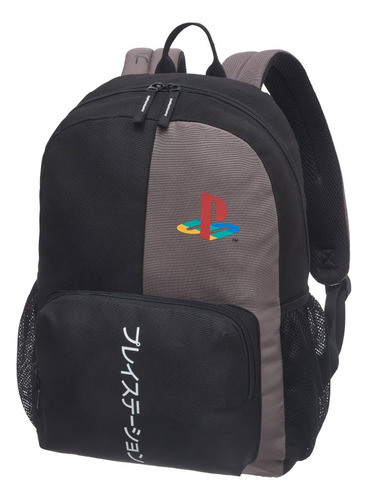 Mochila Playstation Gray Negro/gris 2604
