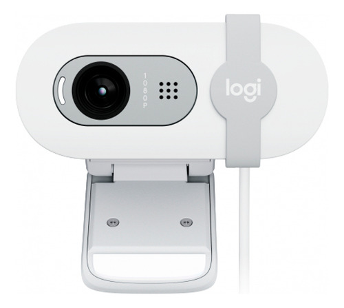 Logitech Webcam Brio 100, 2m 1920x1080 Pixeles Usb-a Blanco