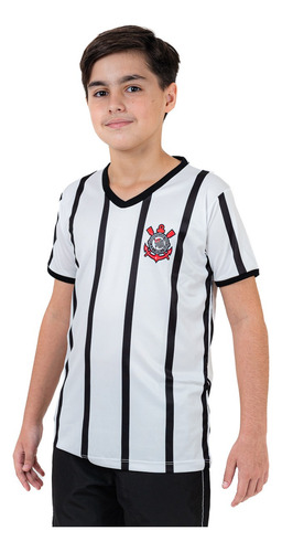 Camisa Infantil E Juvenil Futebol Corinthians Oficial