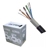 Bobina Cable Utp 305m Cca Exterior Doble Forro Cat5e