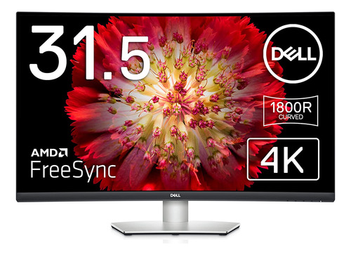 Monitor Dell S3221qs 32 Inch Curved 4k Uhd, Va Ultra-thin Be