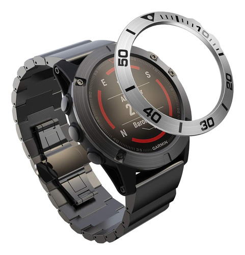 Anillo Con Bisel De Acero Para Garmin Fenix 3 / Fenix 3 Hr