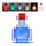 A Minecraft Poción Botella Lámpara Mesa Juguete Decoración