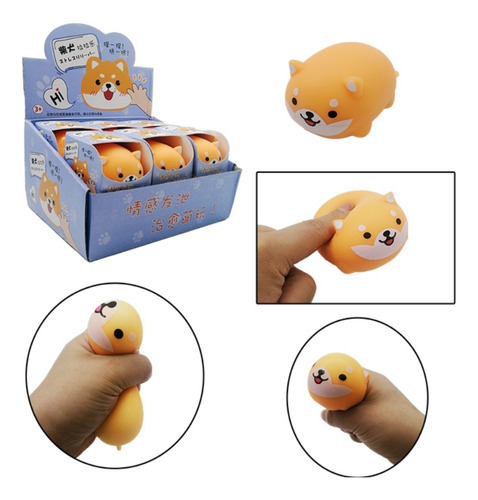 Squishy Shiba Inu Animalitos Antiestress Ansiedad Apretable