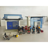 Playmobil 5182 Estación De Policía   Personajes Cárcel Malos