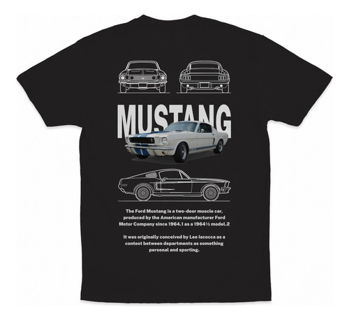 Playera Carro Ford Mustang Clasico Fireskull Original