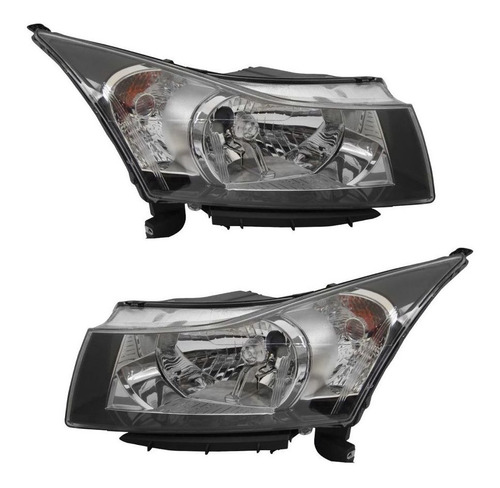 Par Faros Cruze 2010 2011 2012 C/vela Foco H4 Desc